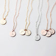 Load image into Gallery viewer, Initial Disc Necklace