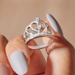 Load image into Gallery viewer, "To My Badass Daughter" Crown Ring