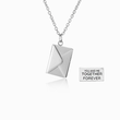 Load image into Gallery viewer, Personalized Love Letter Envelope Necklace