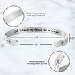 Load image into Gallery viewer, 'LIFE IS TOUGH MY DARLING BUT SO ARE YOU' BRACELET