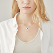 Load image into Gallery viewer, Personalized Memorial Cross Projection Necklace