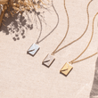 Load image into Gallery viewer, Personalized Love Letter Envelope Necklace