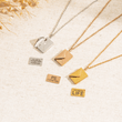 Load image into Gallery viewer, Personalized Love Letter Envelope Necklace
