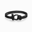 Load image into Gallery viewer, black To My Son Love You Forever Nautical Bracelet on a white background