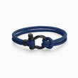 Load image into Gallery viewer, blue To My Son Love You Forever Nautical Bracelet on a white background