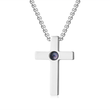 Load image into Gallery viewer, Personalized Memorial Cross Projection Necklace