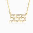 Load image into Gallery viewer, 555 angel number diamond necklace