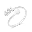 Load image into Gallery viewer, Angel number 444 silver ring