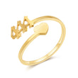 Load image into Gallery viewer, Angel number 444 gold ring