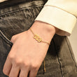 Load image into Gallery viewer, A model wearing an Angel Number 333 bracelet