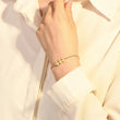 Load image into Gallery viewer, A model wearing an Angel Number 444 Bracelet