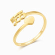 Load image into Gallery viewer, Angel number 555 gold ring