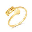 Load image into Gallery viewer, Angel number 666 gold ring