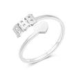 Load image into Gallery viewer, Angel number 888 silver ring