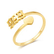 Load image into Gallery viewer, Angel number 999 gold ring
