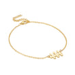 Load image into Gallery viewer, Angel Number 444 Gold Anklet
