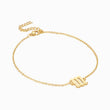 Load image into Gallery viewer, Angel Number 111 Gold Anklet