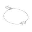Load image into Gallery viewer, Angel Number 555 Silver Anklet