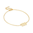 Load image into Gallery viewer, Angel Number 444 Gold Anklet
