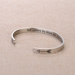 Load image into Gallery viewer, Not Sisters By Blood But Sisters By Heart silver cuff bracelet