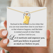 Load image into Gallery viewer, Personalized Love Letter Envelope Necklace