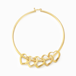 Load image into Gallery viewer, To My Girl Gang Personalized Heart Pendants Bracelet