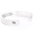 Load image into Gallery viewer, TO MY WIFE, MISSING YOU IS MY HOBBY BANGLE