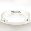 Load image into Gallery viewer, TO MY WIFE, MISSING YOU IS MY HOBBY BANGLE
