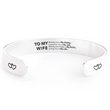 Load image into Gallery viewer, TO MY WIFE, MISSING YOU IS MY HOBBY BANGLE