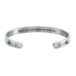 Load image into Gallery viewer, MOM,YOU WALK BESIDE ME EVERY DAY CUFF BRACELET